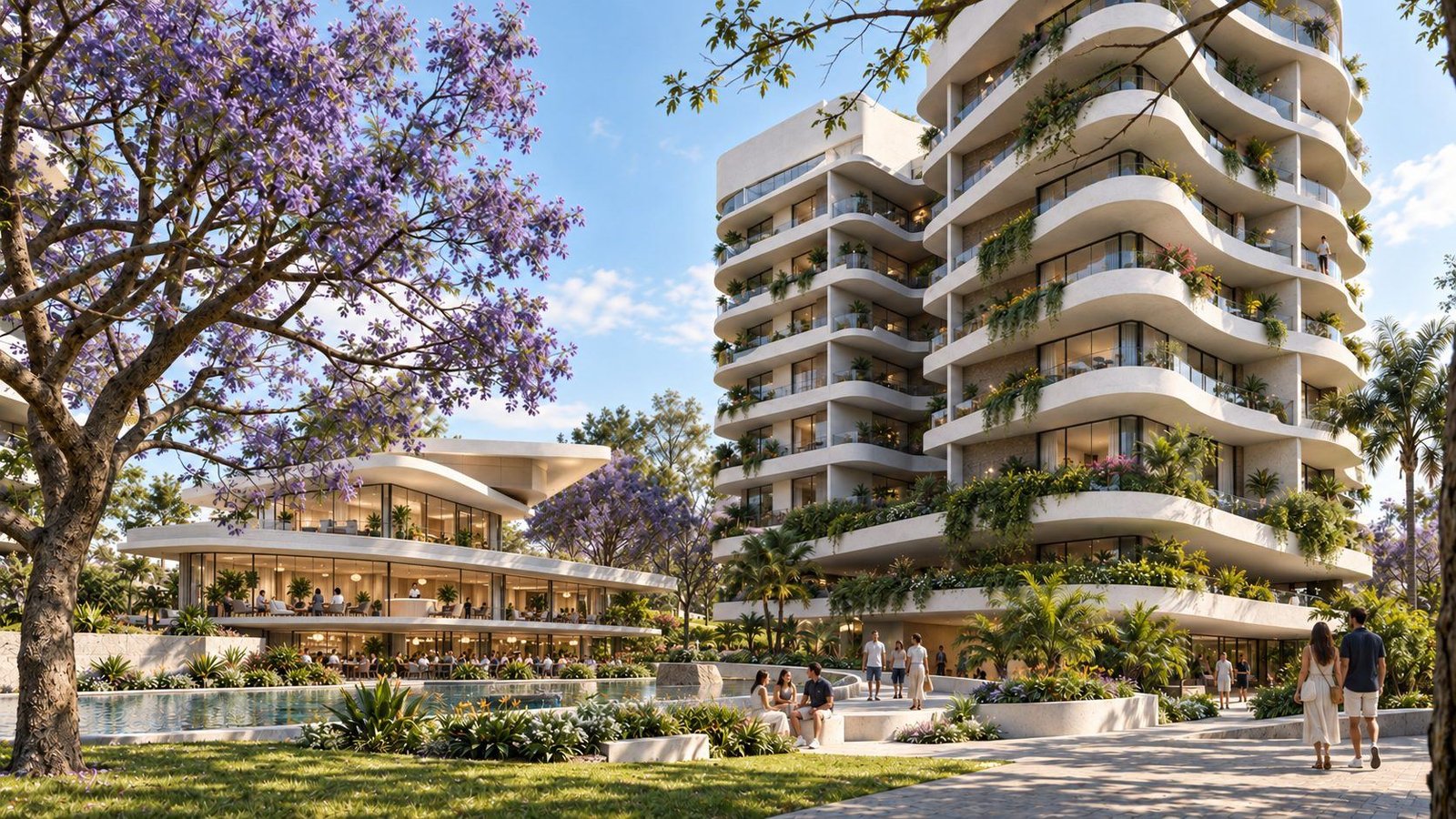 V Park Ykua Satí — render del masterplan